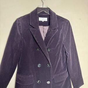 FRENCH MAUVE EMORY BLAZER - CORDUROY DEEP WINE NWOT